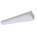 Sunlite 48" Rectangle LED Bracket Fixture Dimmable ETL Listed 30K 40K 50K CCT Tunable, White Finish 82097-SU